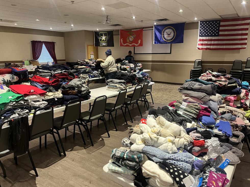 At 3 p.m. on Nov. 11, the tables at the Vestal Elks Lodge were full of items to be donated to...