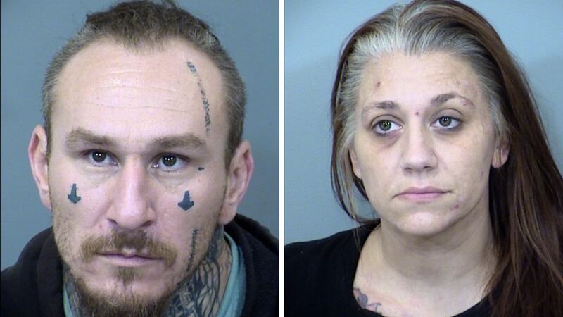 Brandon Edwards and Katrina Johnson were both booked on several counts of child abuse.